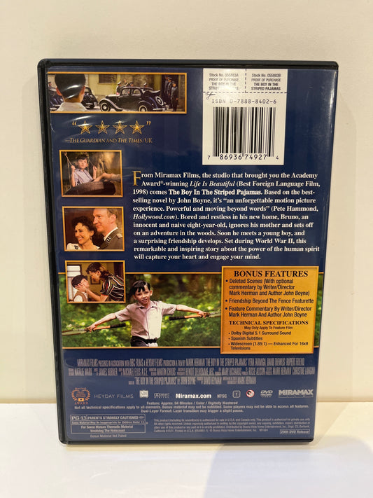 The Boy in the Striped Pajamas - DVD
