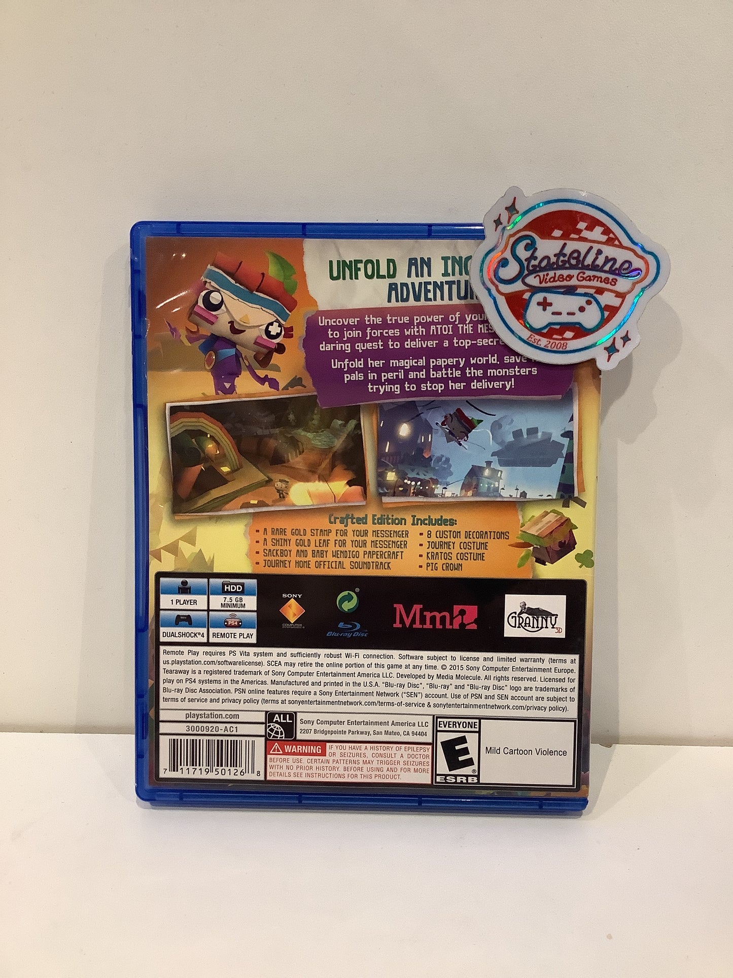 Tearaway Unfolded - Playstation 4