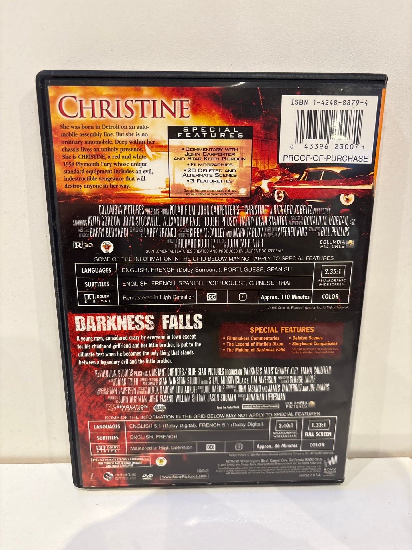 Christine / Darkness Falls - DVD