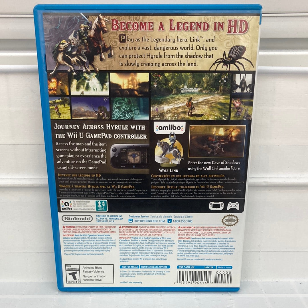 Zelda Twilight Princess HD - Wii U