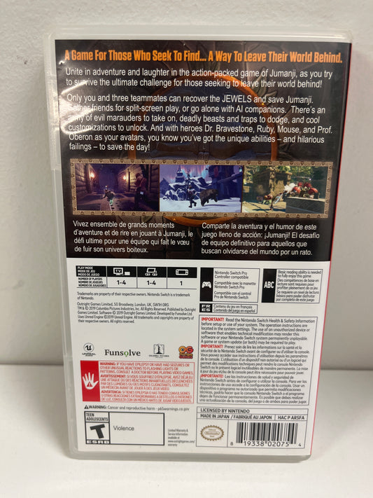 Jumanji: The Video Game - Nintendo Switch