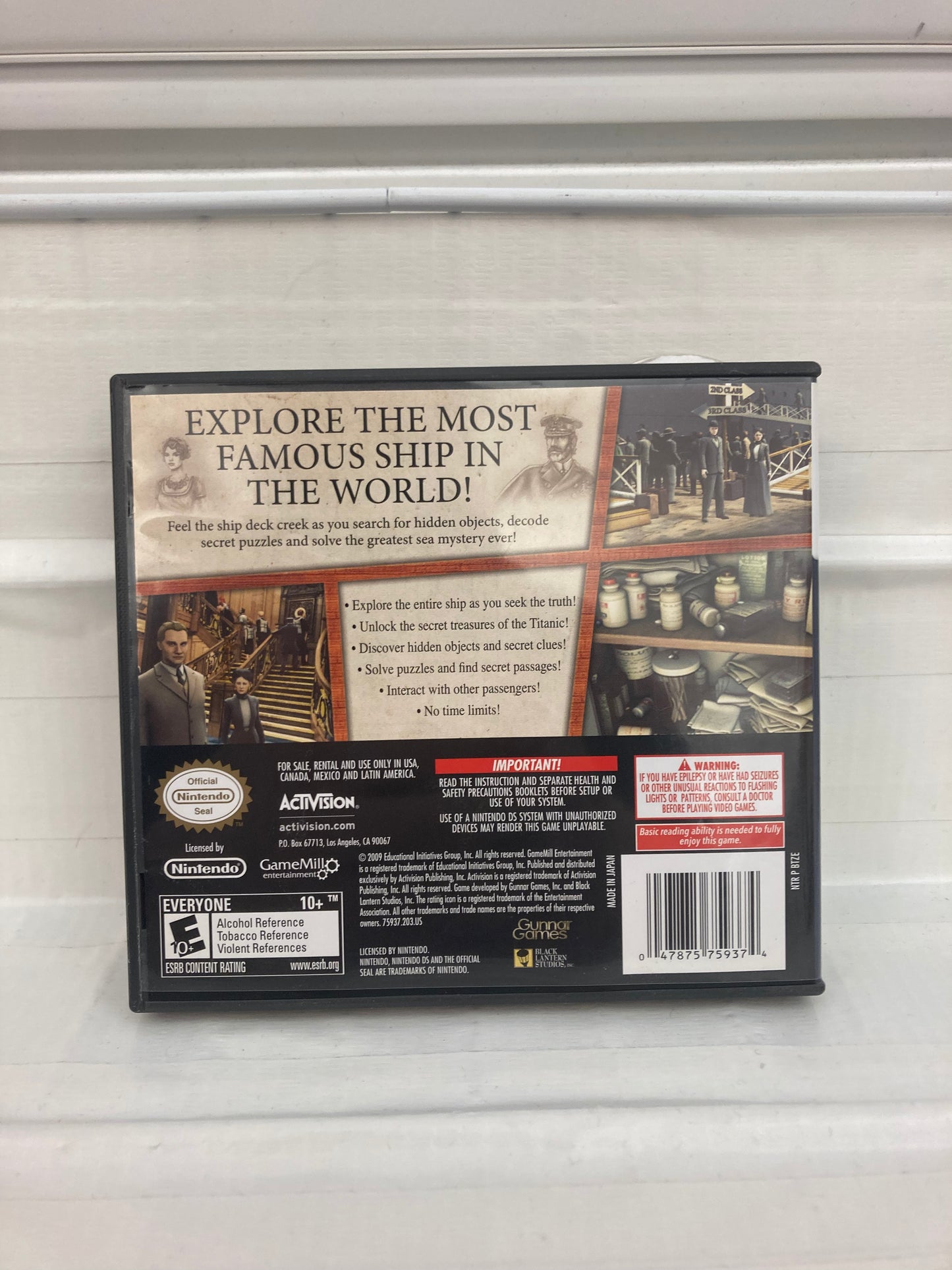 Hidden Mysteries: Titanic - Nintendo DS