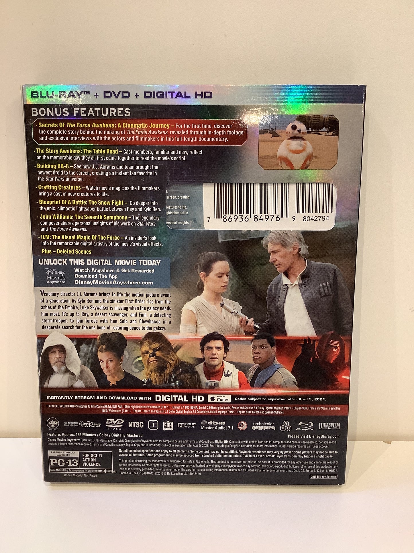 Star Wars: The Force Awakens - DVD