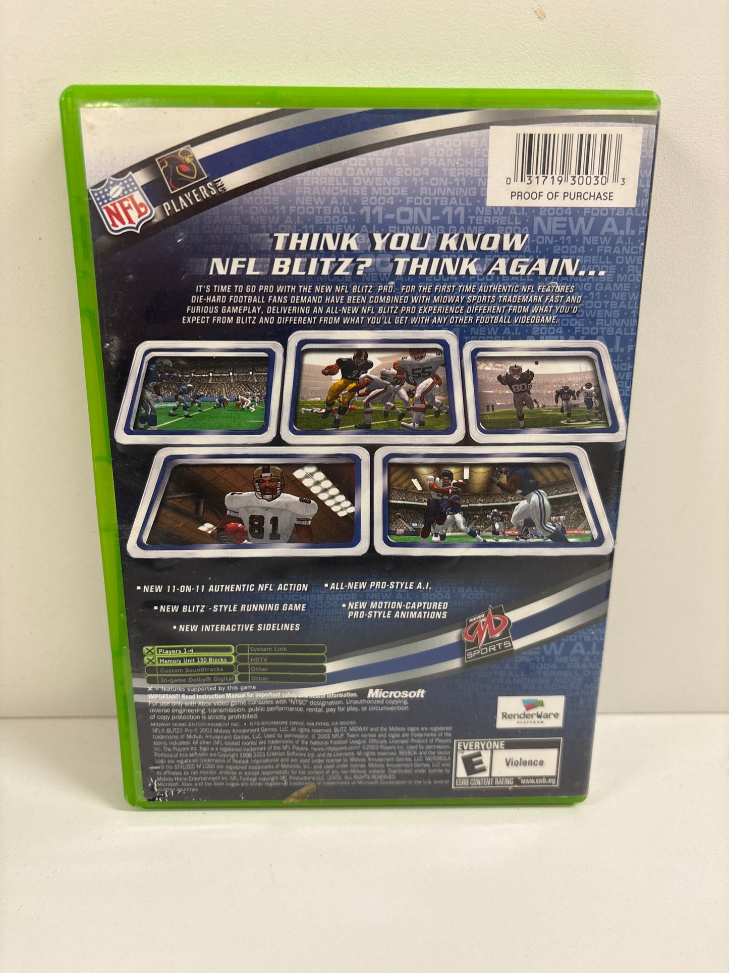 NFL Blitz Pro - Xbox