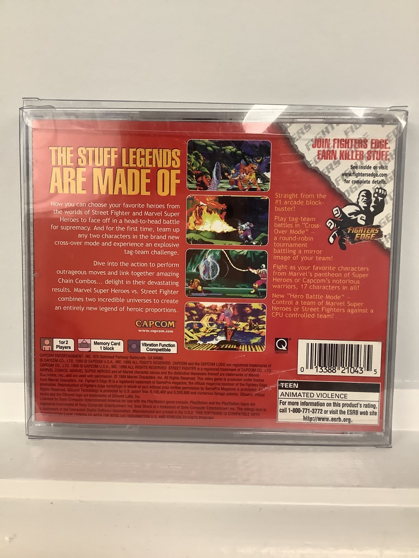 Marvel Super Heroes vs. Street Fighter - Playstation