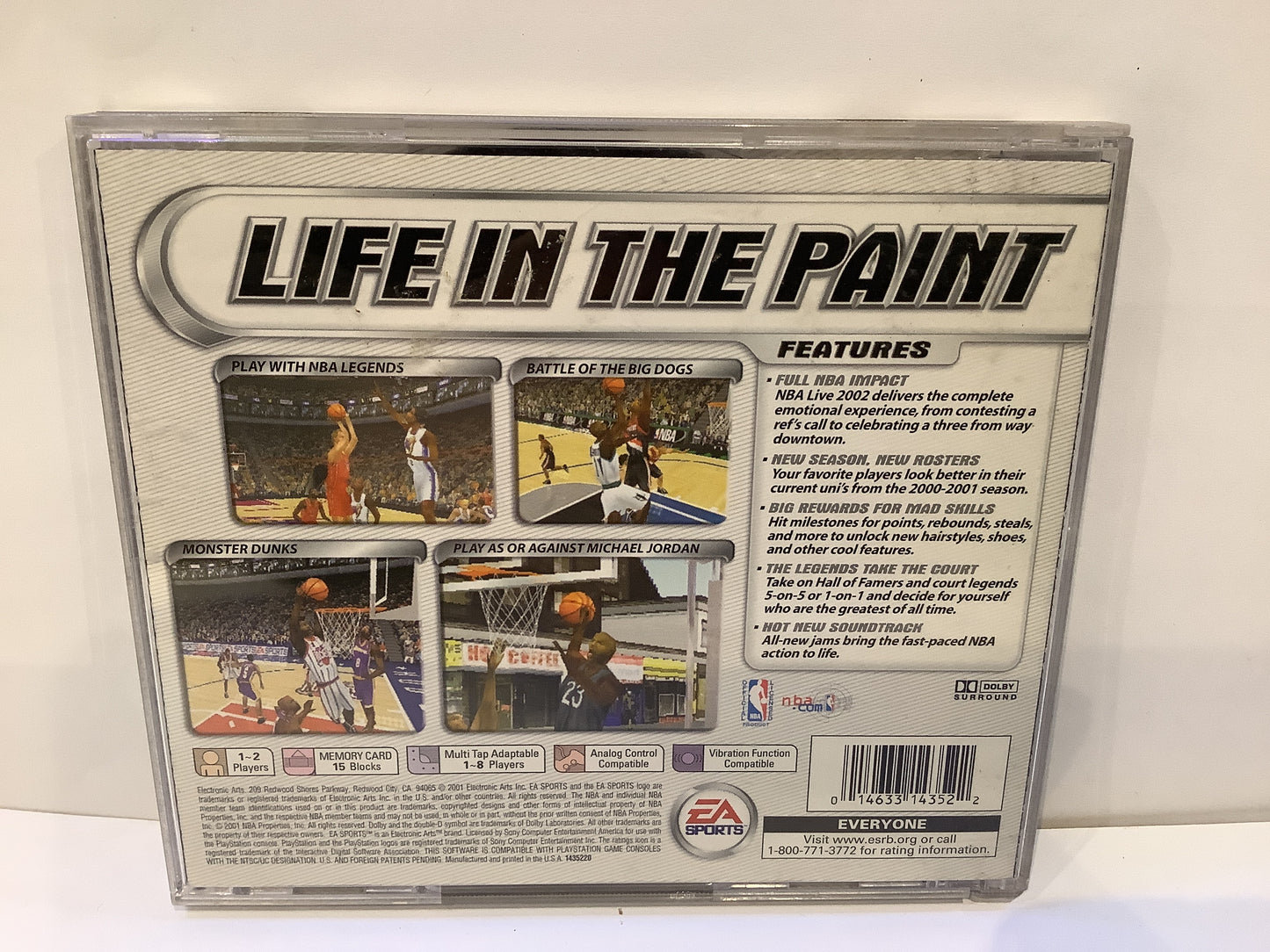 NBA Live 2002 - Playstation