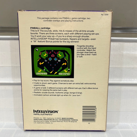 Pinball - Intellivision