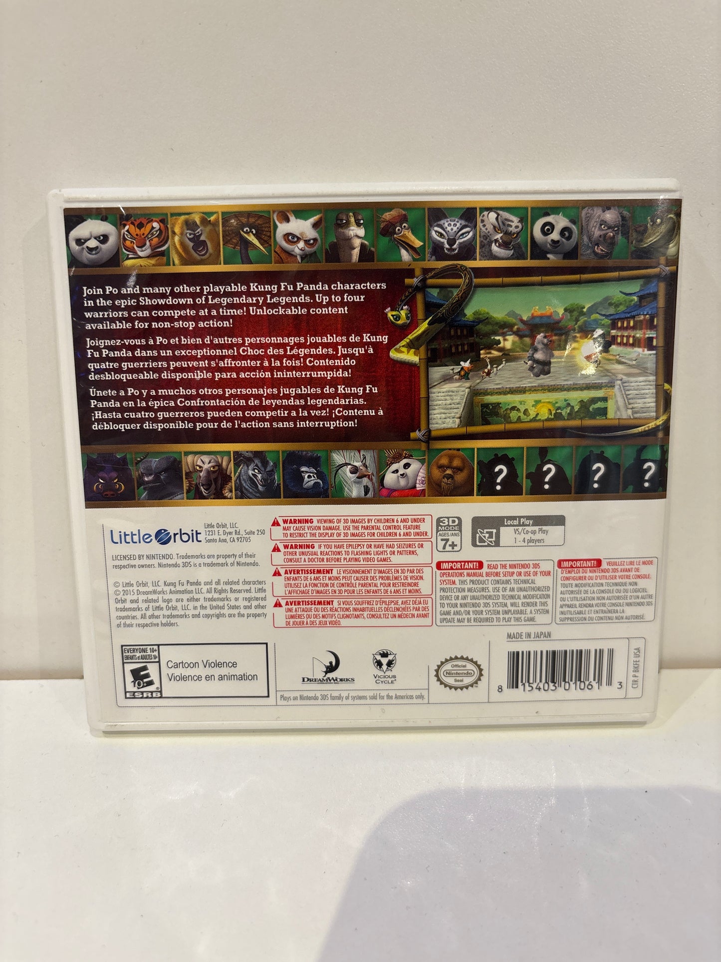 Kung Fu Panda Showdown of the Legendary Legends - Nintendo 3DS