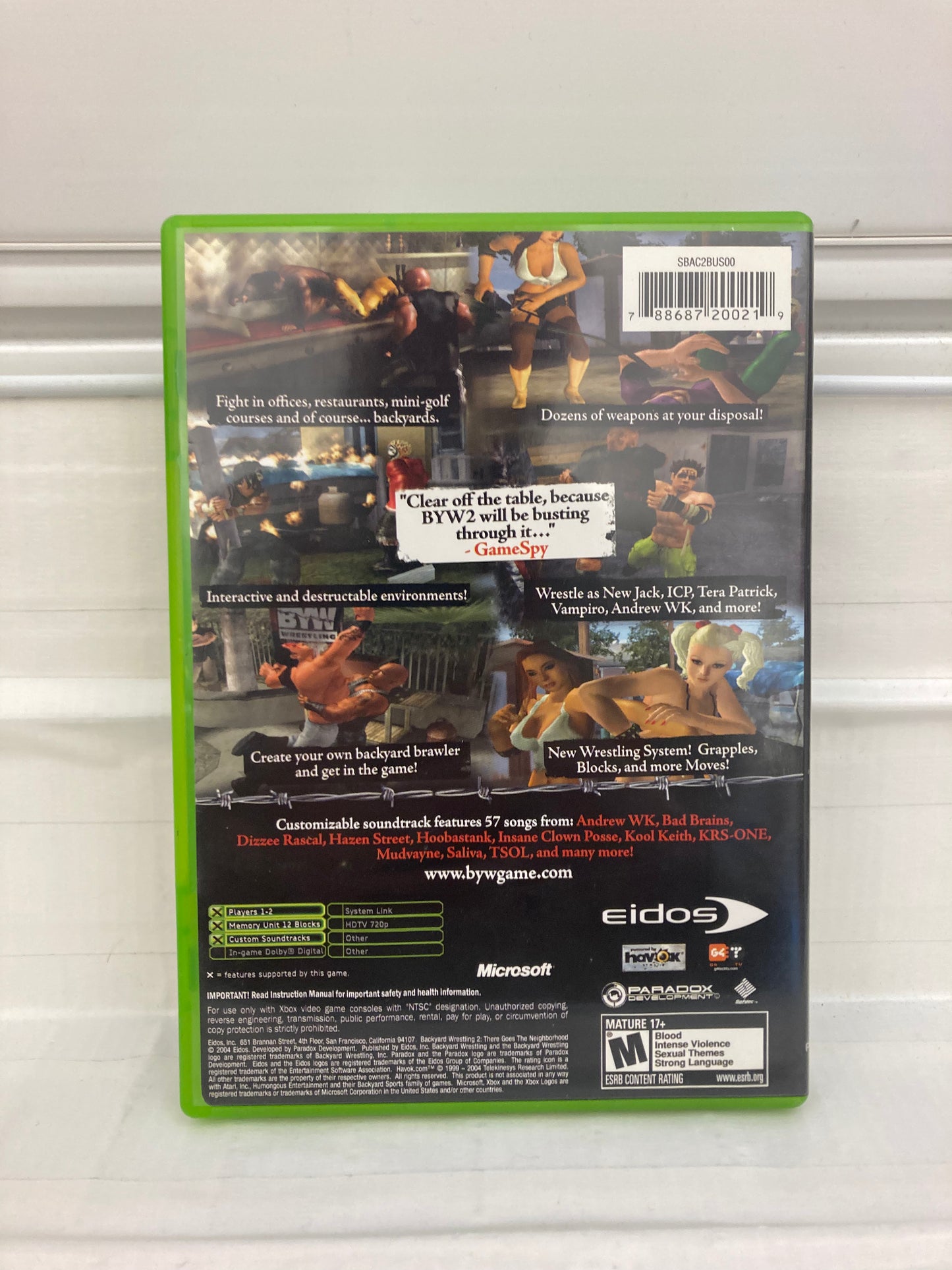 Backyard Wrestling 2 - Xbox