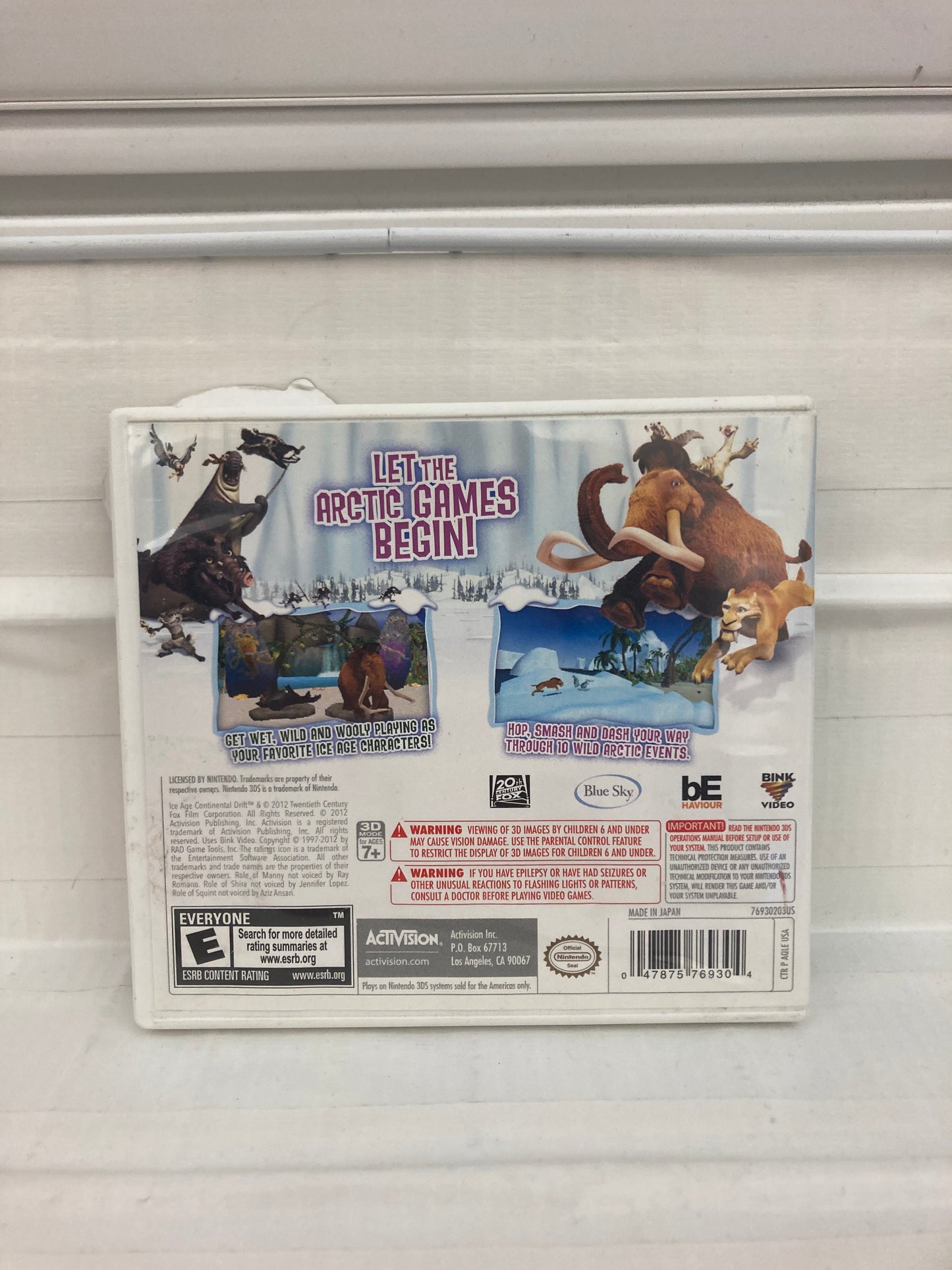 Ice Age: Continental Drift Arctic Games - Nintendo 3DS
