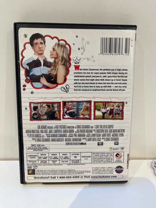 I Love You, Beth Cooper - DVD