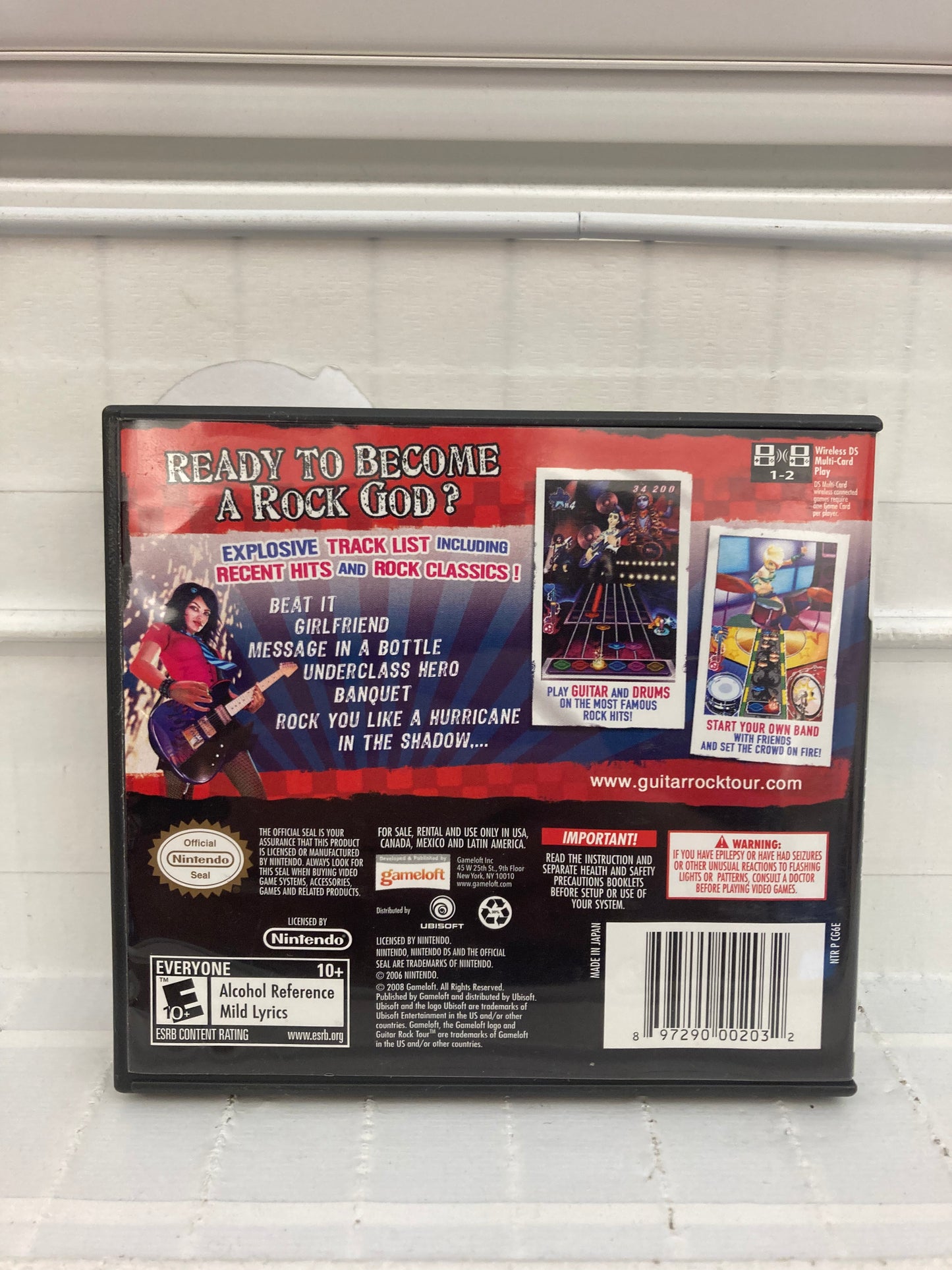 Guitar Rock Tour - Nintendo DS