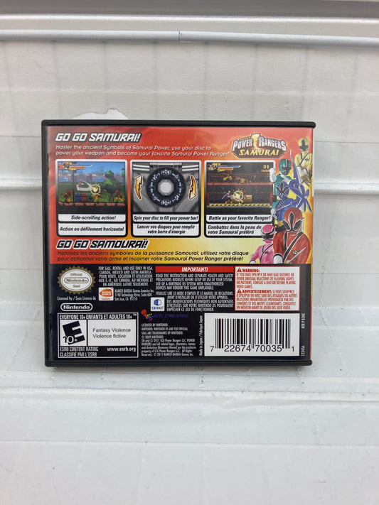 Power Rangers Samurai - Nintendo DS