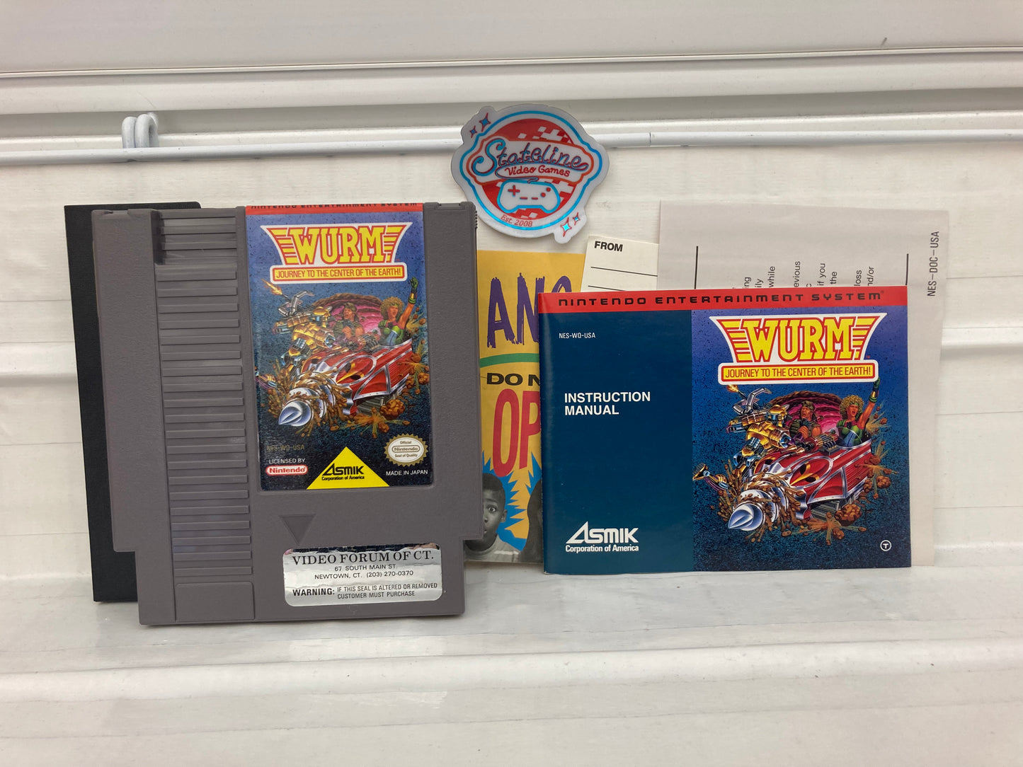 Wurm Journey to the Center of the Earth - NES