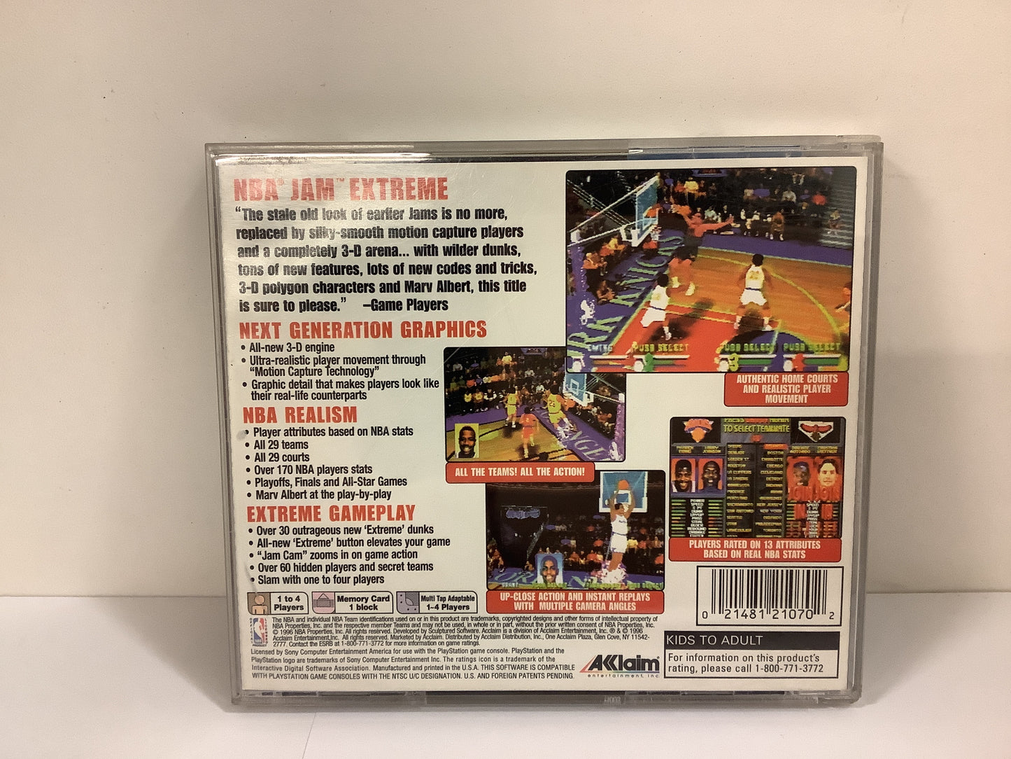 NBA Jam Extreme - Playstation