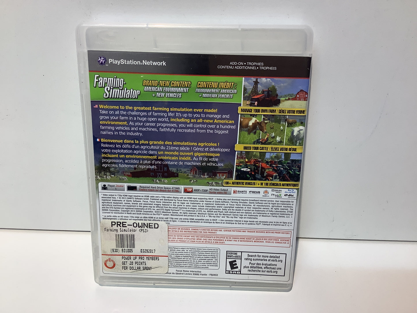 Farming Simulator - Playstation 3