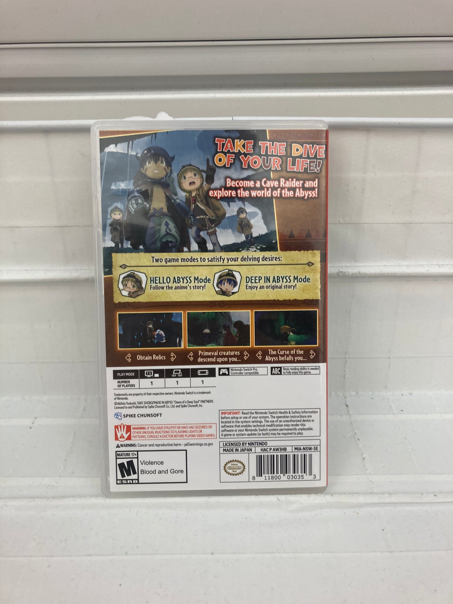 Made In Abyss: Binary Star Falling Into Darkness - Nintendo Switch