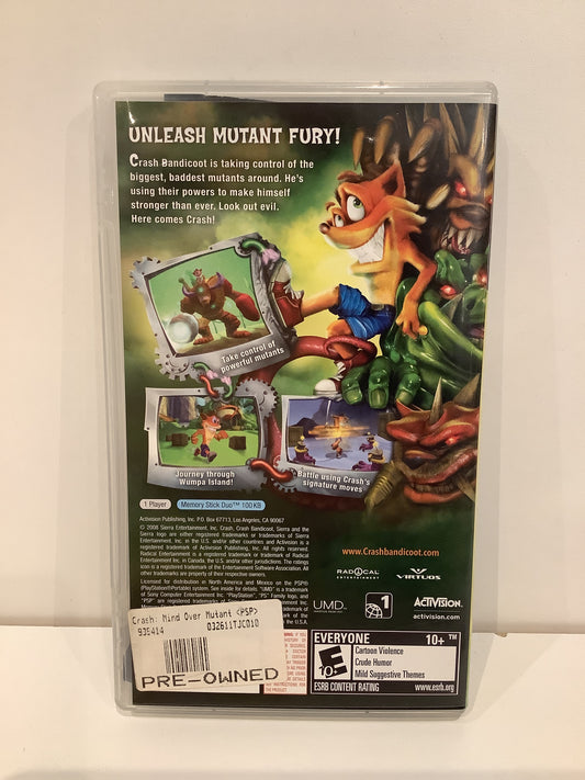 Crash Mind Over Mutant - PSP