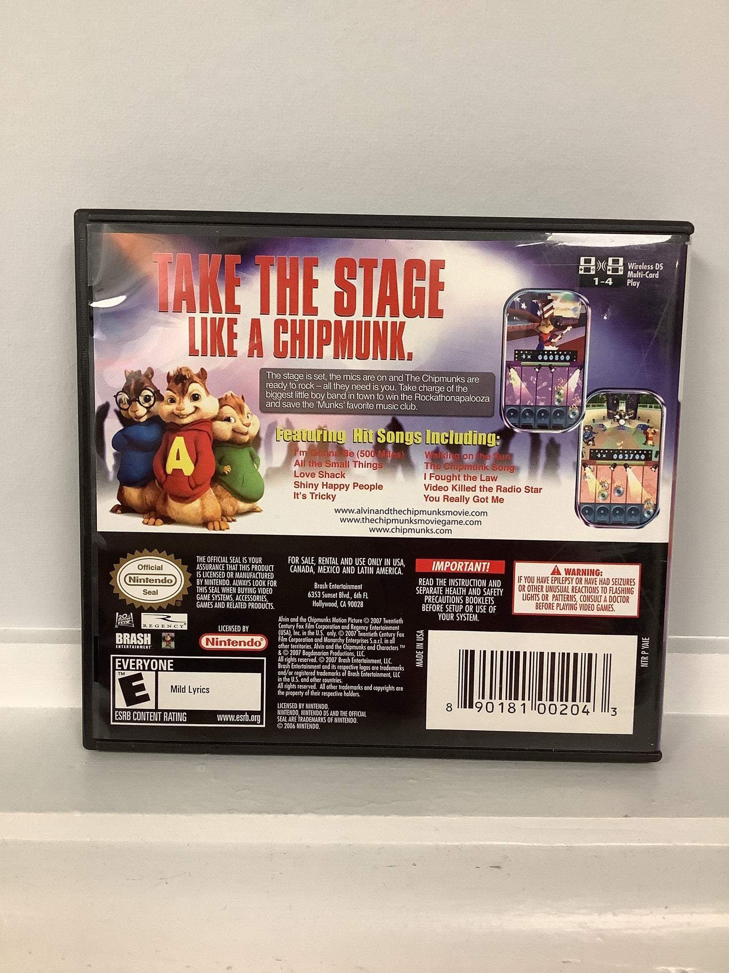 Alvin And The Chipmunks The Game - Nintendo DS