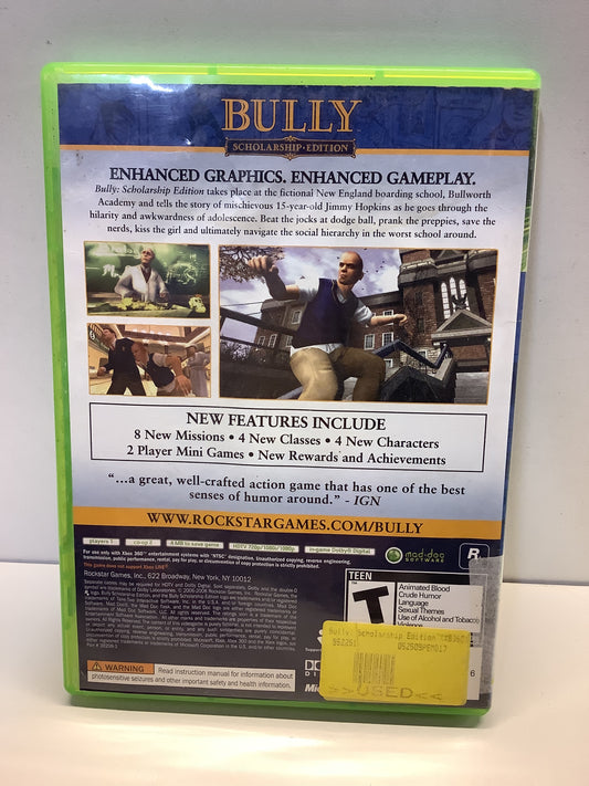 Bully Scholarship Edition - Xbox 360