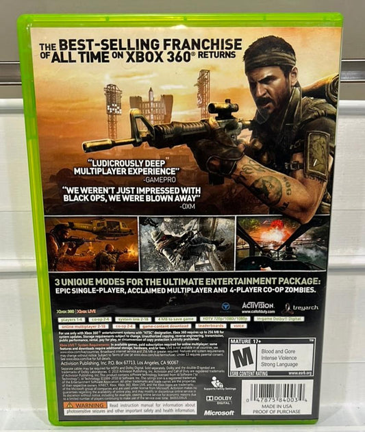Call of Duty Black Ops - Xbox 360