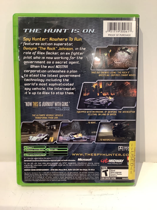 Spy Hunter Nowhere to Run - Xbox