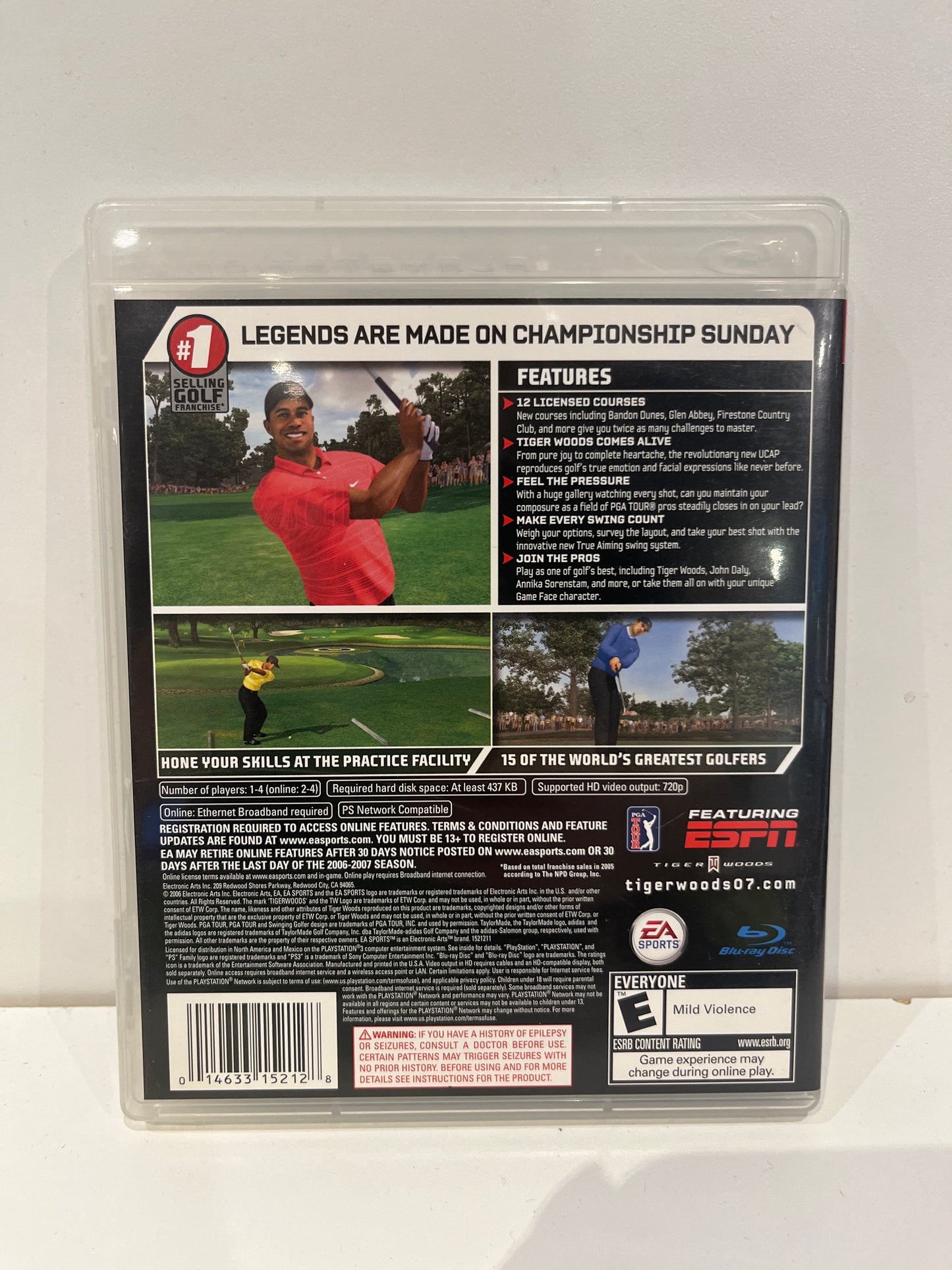 Tiger Woods 2007 - Playstation 3