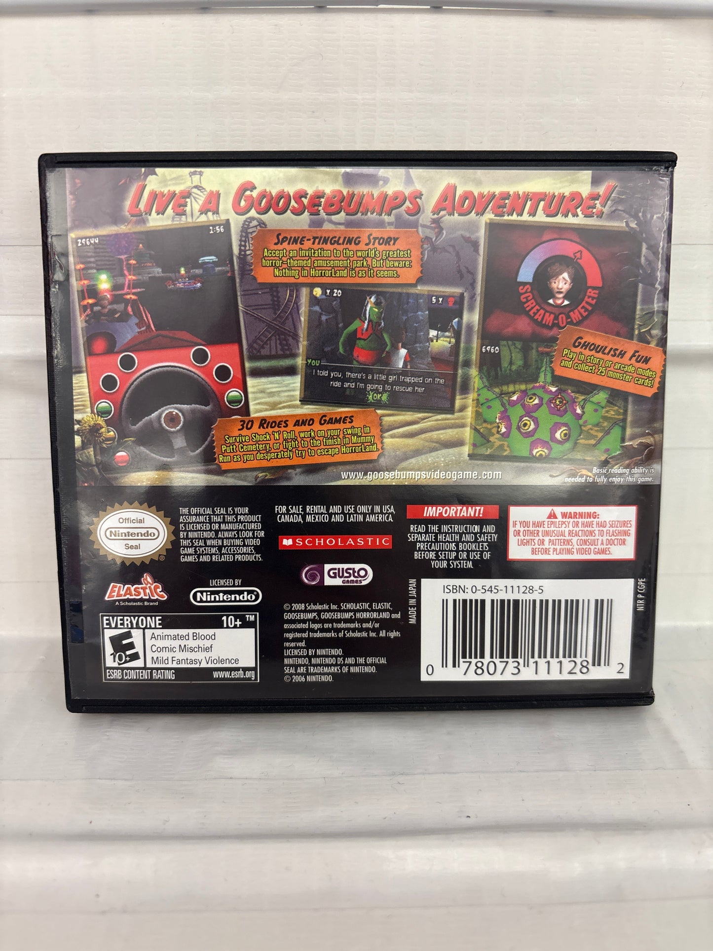 Goosebumps HorrorLand - Nintendo DS