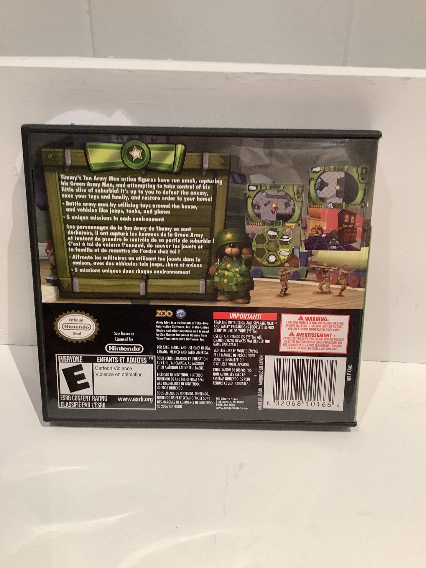 Army Men Soldiers of Misfortune - Nintendo DS