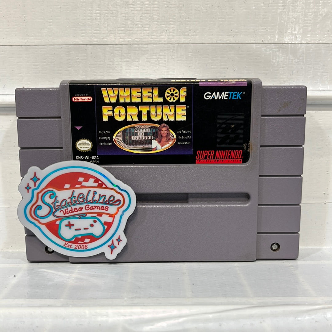 Wheel of Fortune - Super Nintendo – Stateline Video Games Inc.