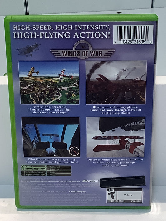 Wings of War - Xbox