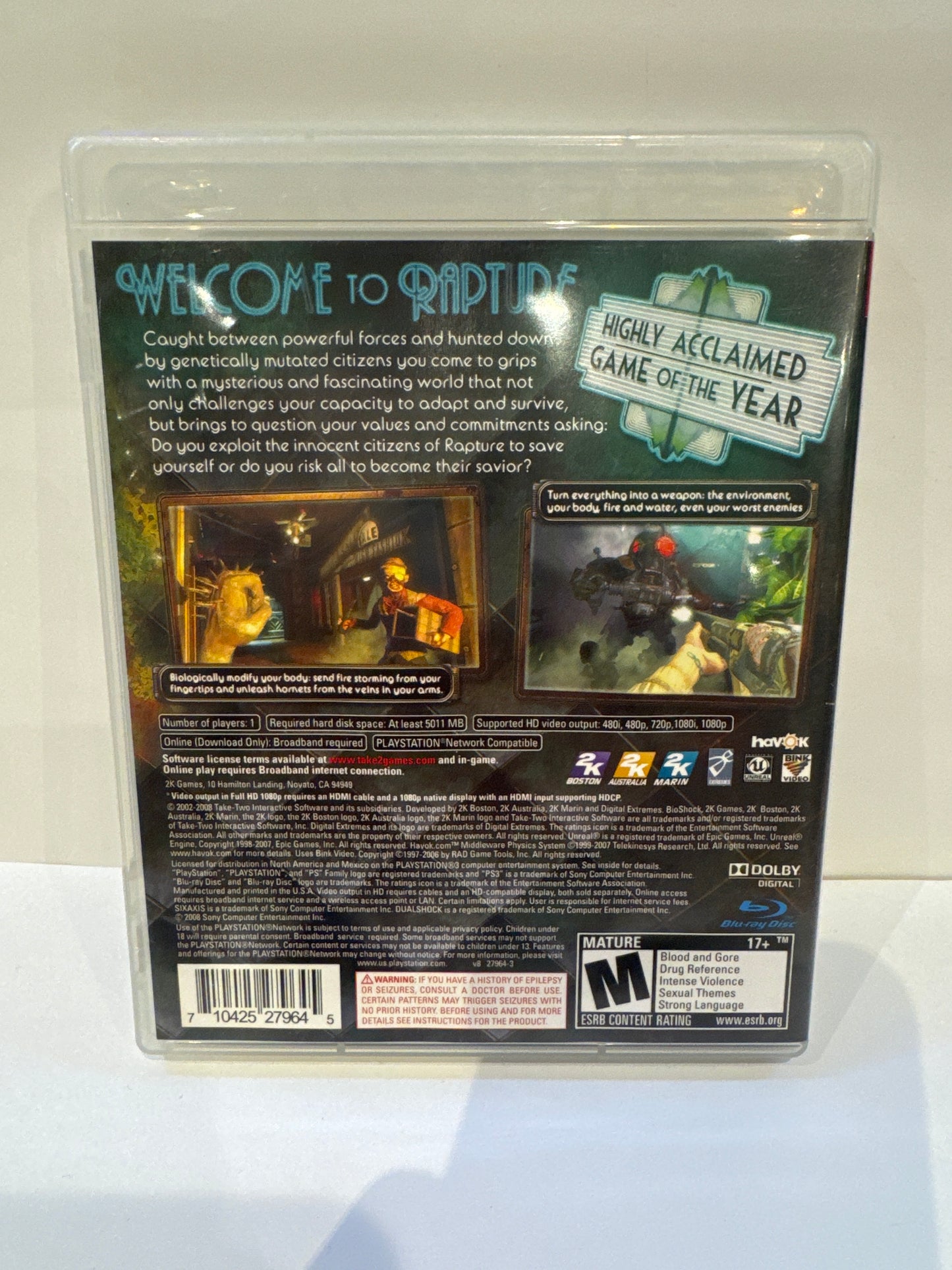 BioShock - Playstation 3
