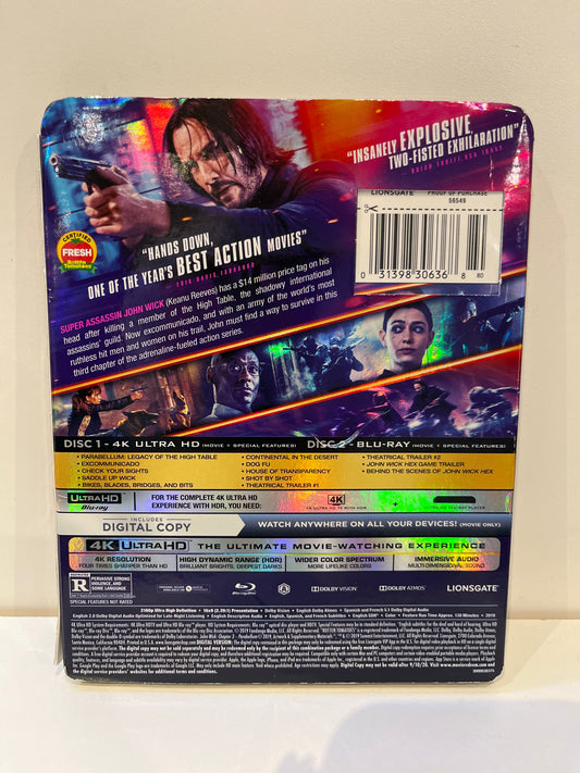 John Wick Chapter 3: Parabellum 4K - Blu-Ray