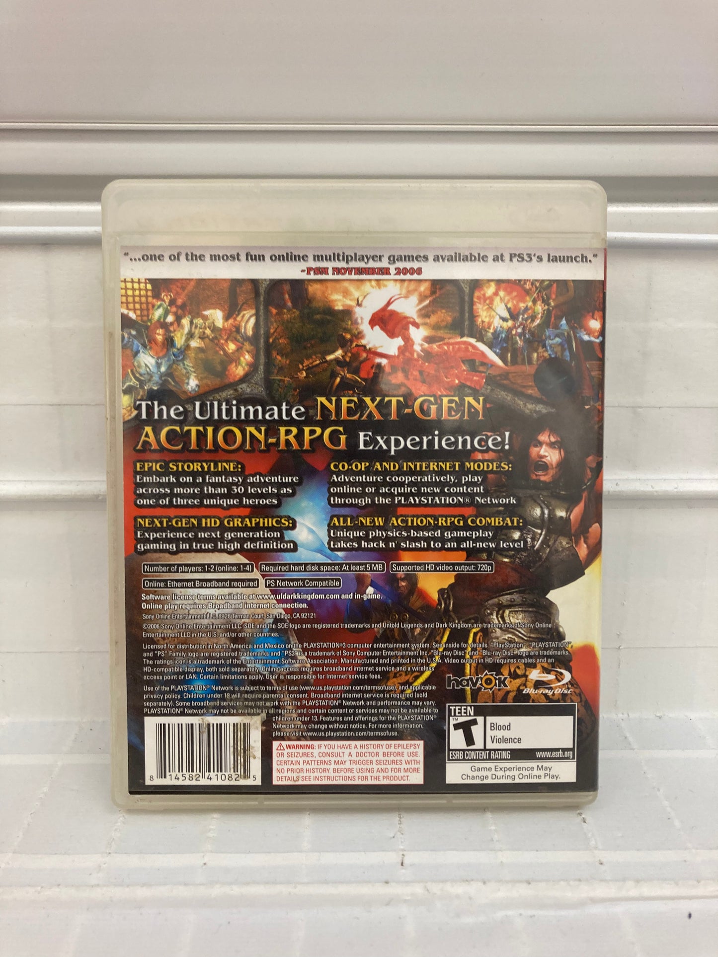 Untold Legends Dark Kingdom - Playstation 3