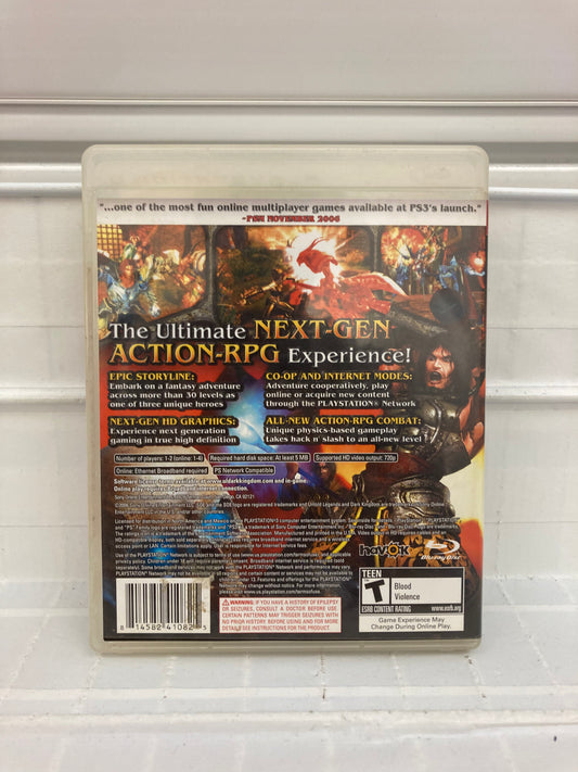 Untold Legends Dark Kingdom - Playstation 3