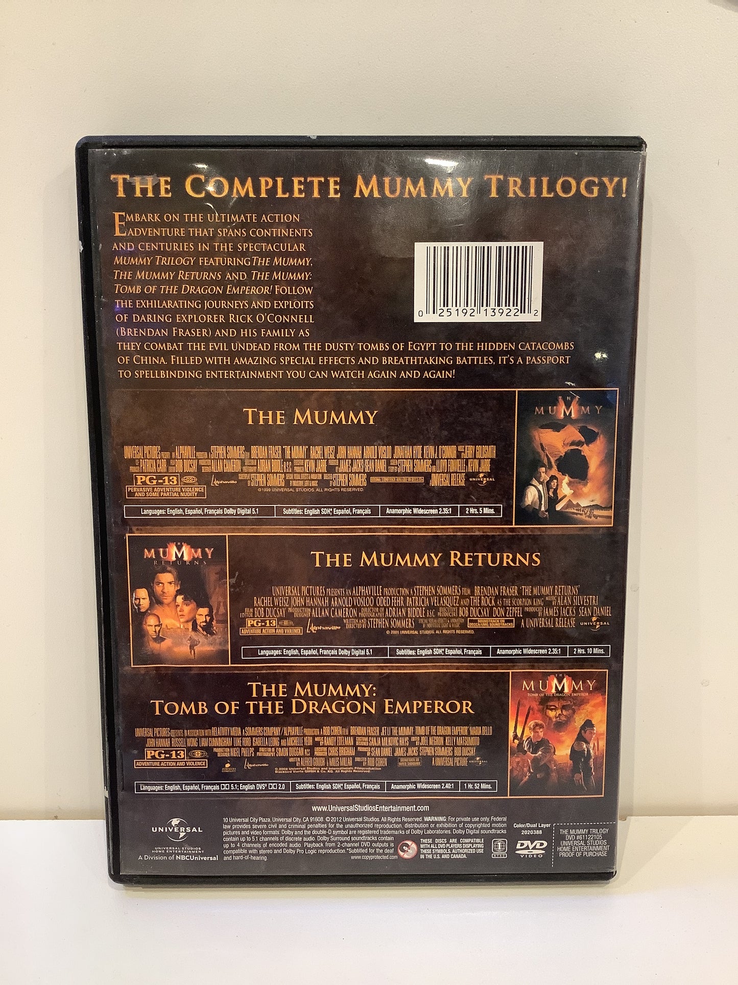 The Mummy Trilogy - DVD