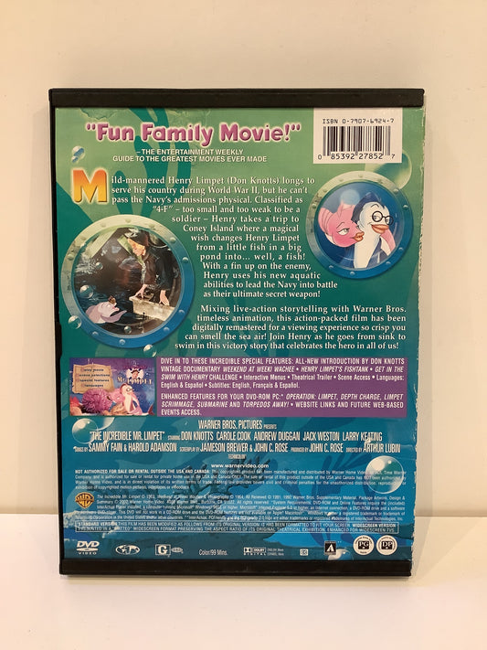 The Incredible Mr. Limpet - DVD