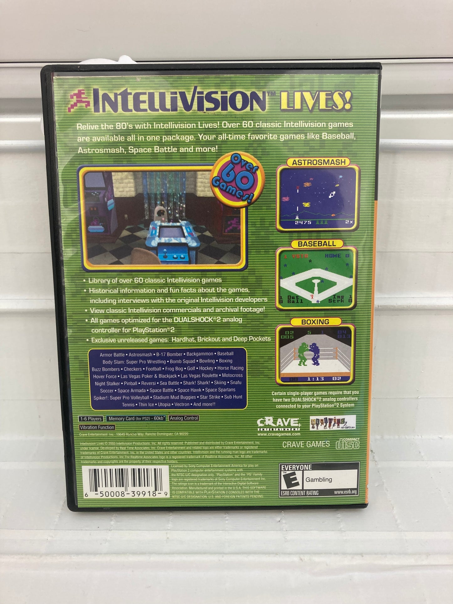 Intellivision Lives - Playstation 2