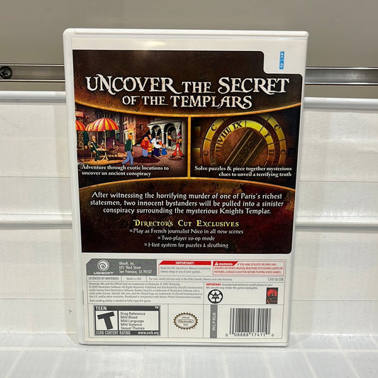 Broken Sword The Shadow of the Templars - Wii