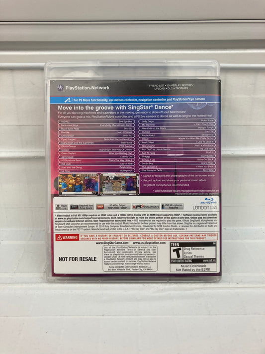 SingStar Dance - Playstation 3