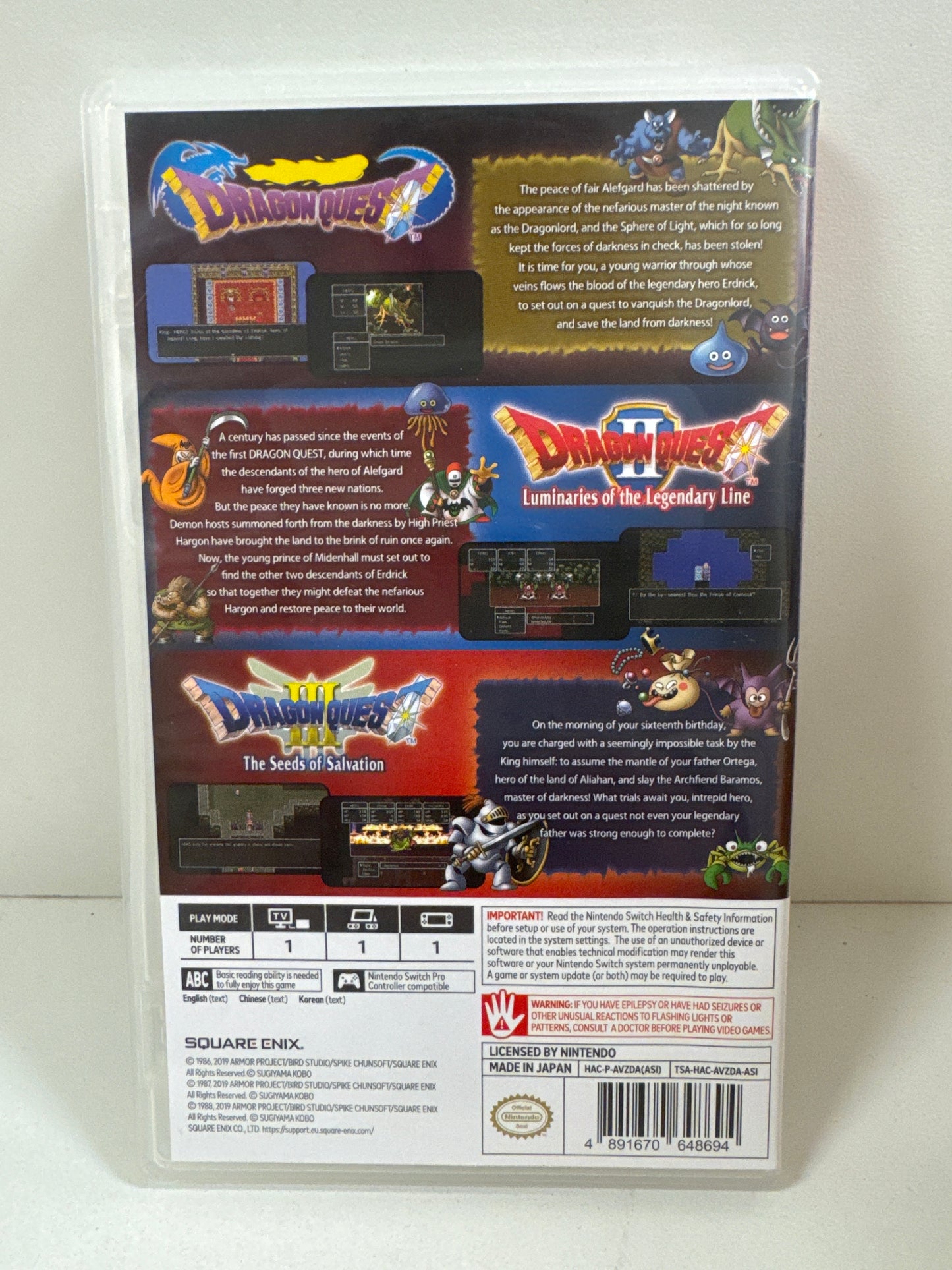 Dragon Quest 1 2 3 Collection - Nintendo Switch