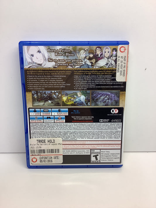 Arslan The Warriors of Legend - Playstation 4
