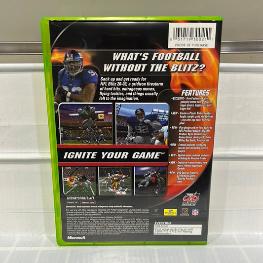 NFL Blitz 2003 - Xbox
