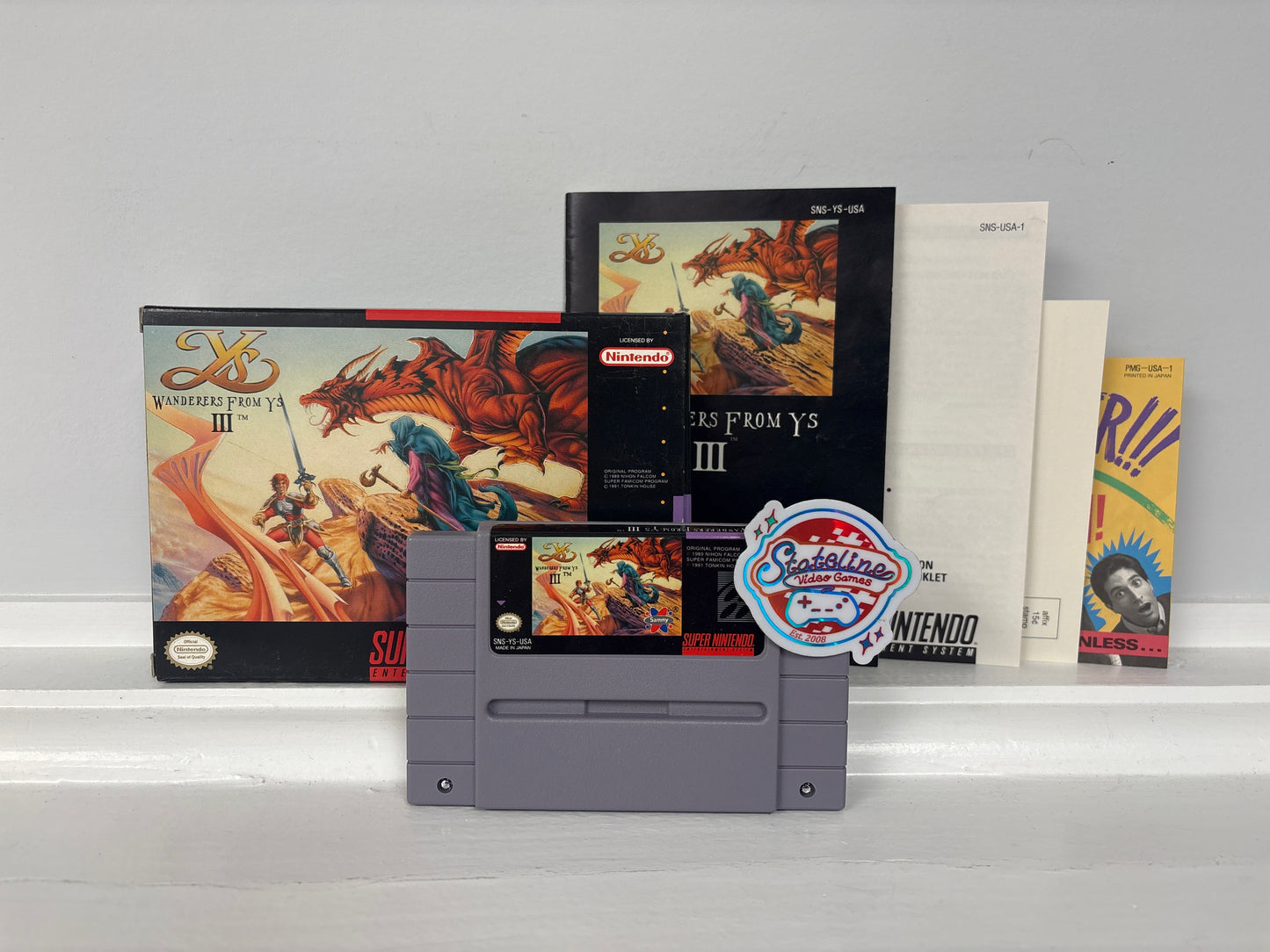 Ys III Wanderers from Ys - Super Nintendo