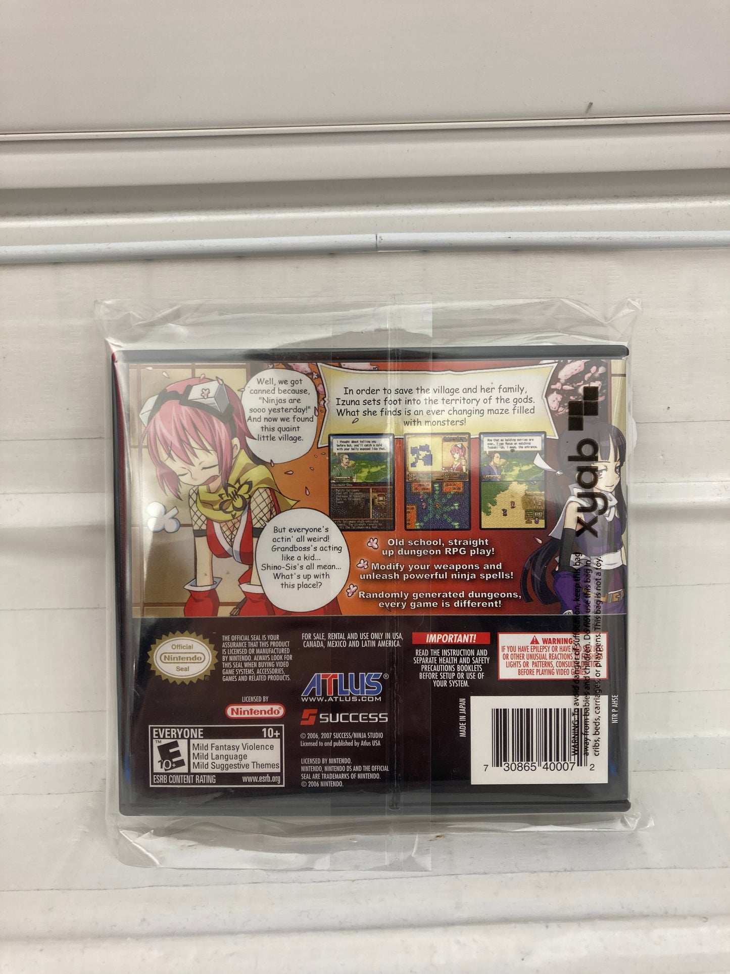Izuna Legend of the Unemployed Ninja - Nintendo DS