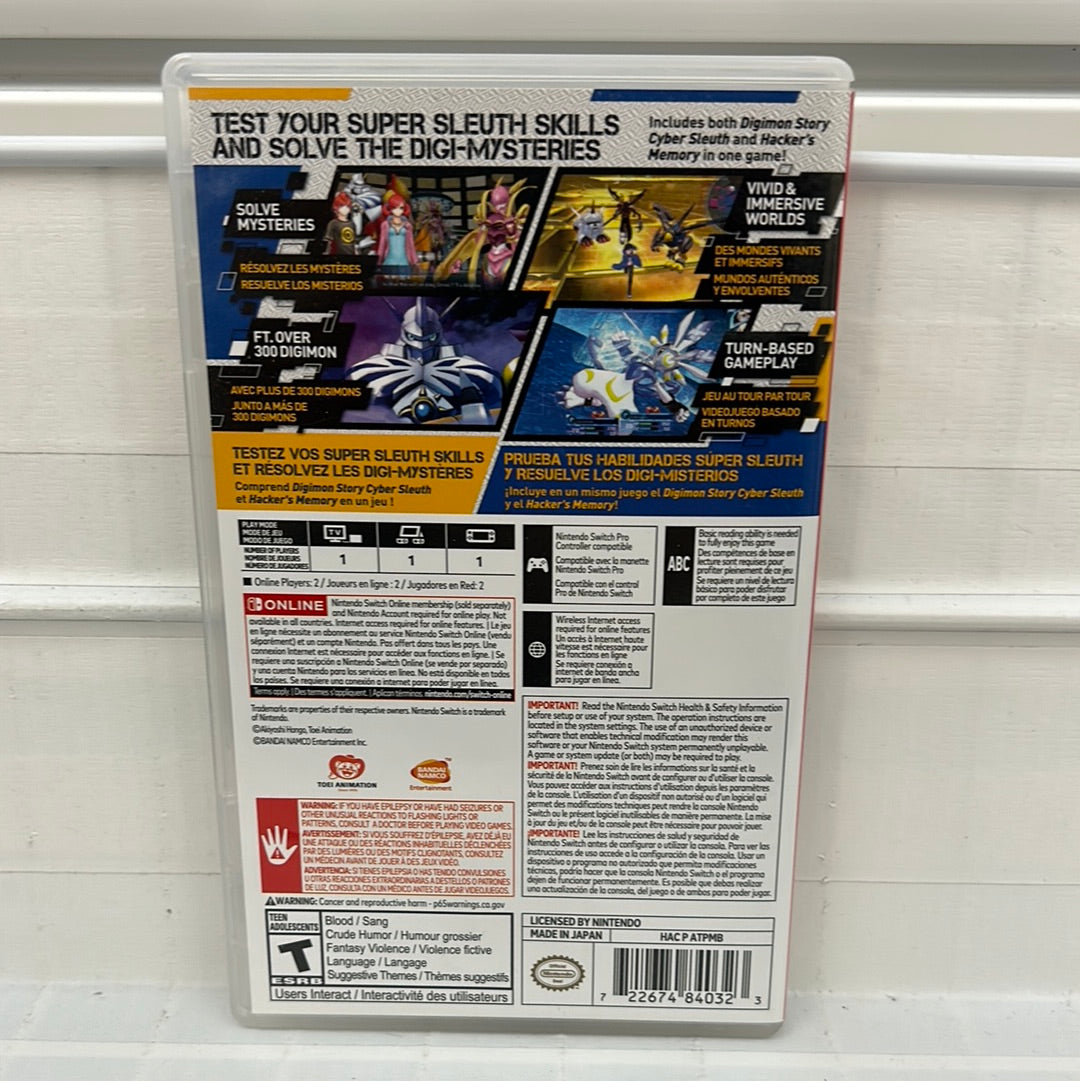 Digimon Story: Cyber Sleuth Complete Edition - Nintendo Switch