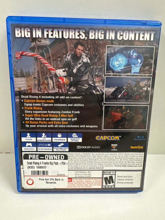 Dead Rising 4 Franks Big Package - Playstation 4
