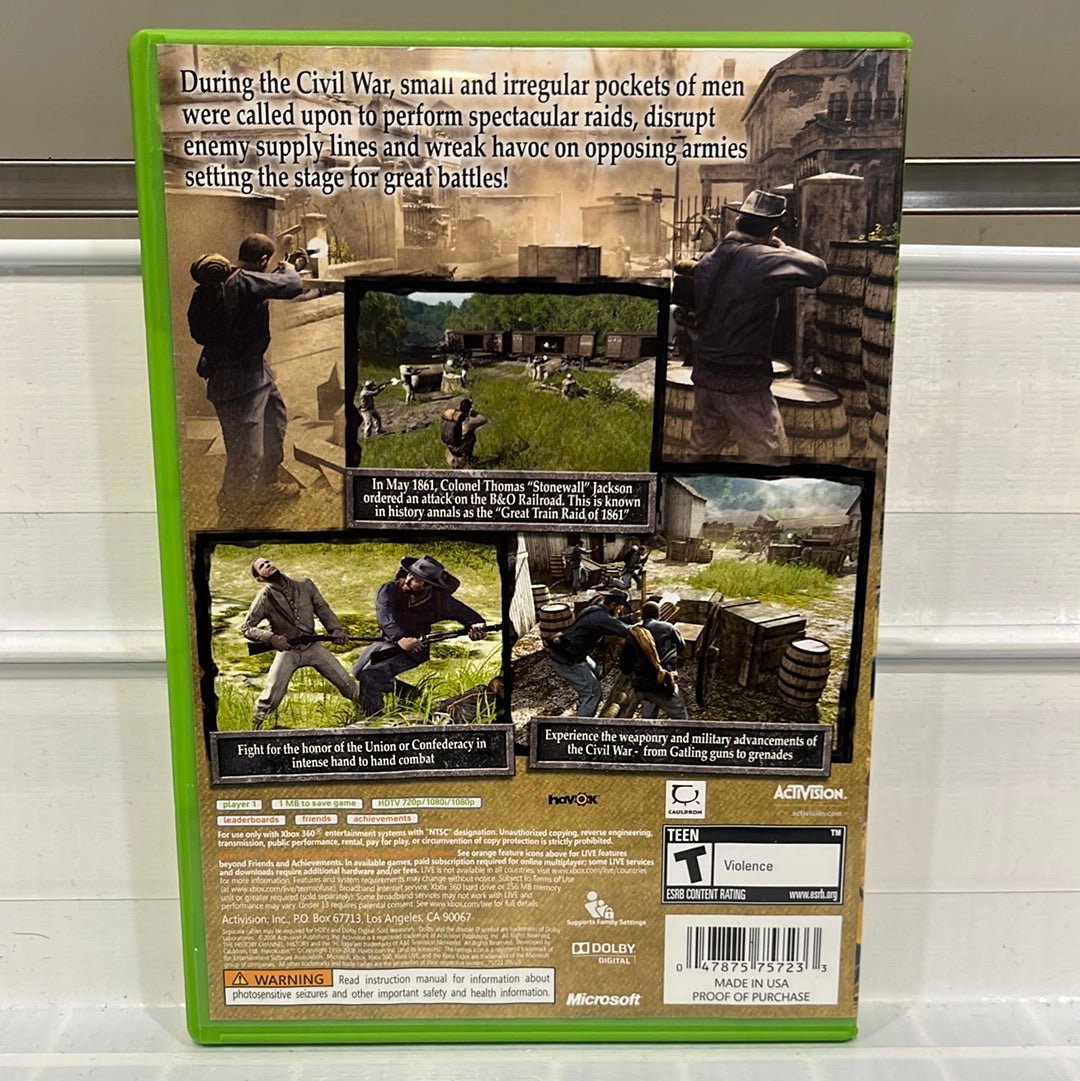 History Channel Civil War Secret Missions - Xbox 360