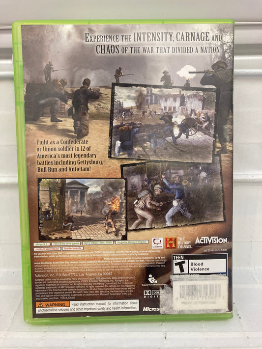 History Channel Civil War A Nation Divided - Xbox 360