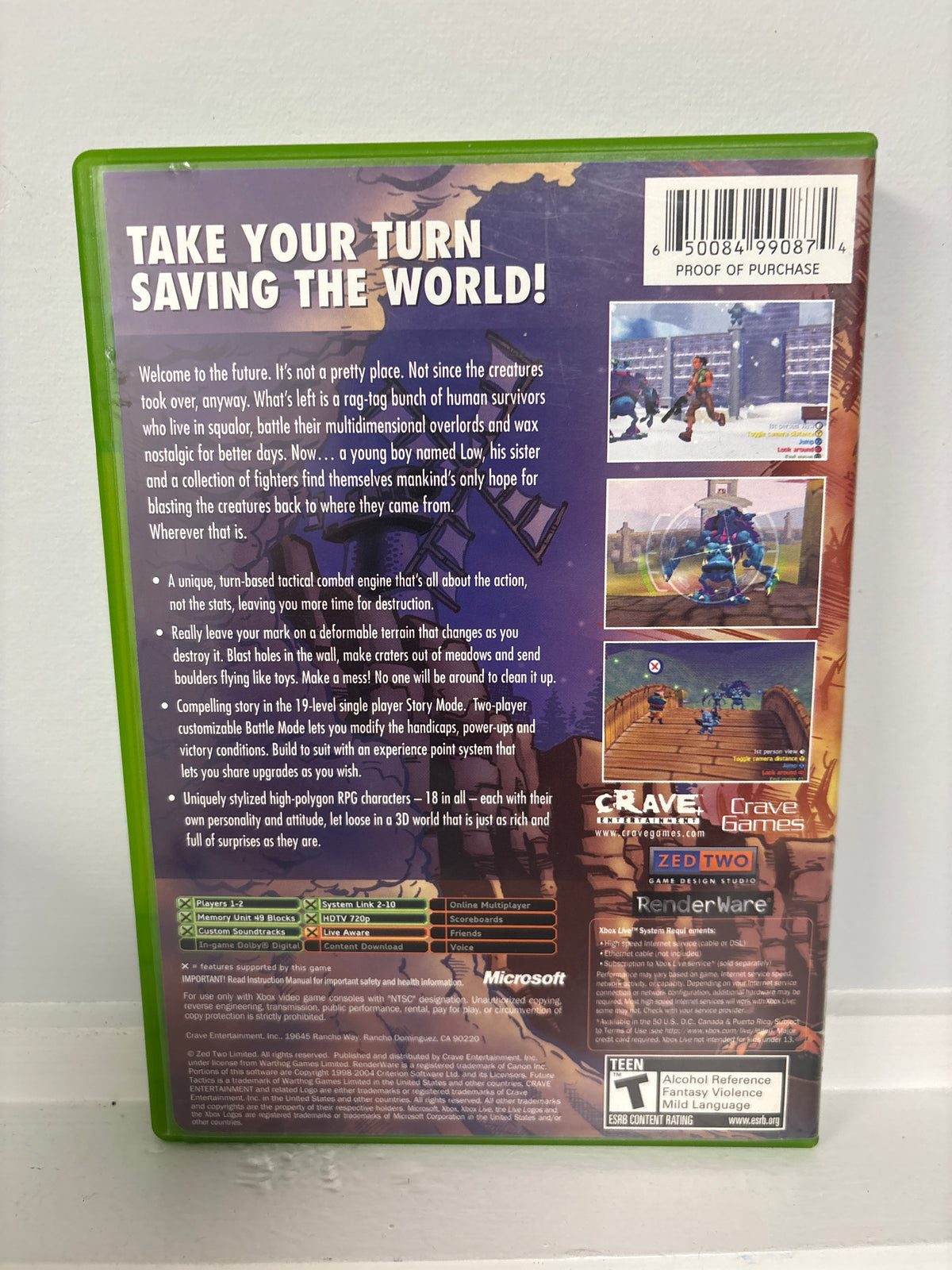 Future Tactics The Uprising - Xbox